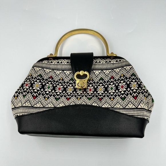 VINTAGE Boho Aztec Handbag - Picture 8 of 14